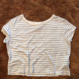 Small basic striped top